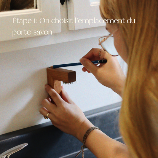 Porte-savon mural