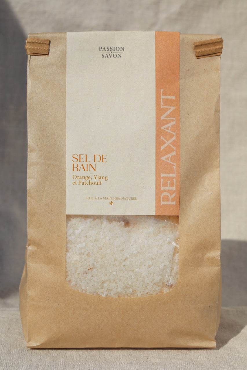Sel de bain | Orange, ylang et patchouli | 7e ciel