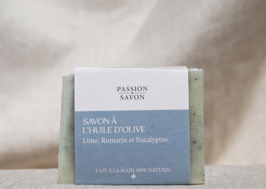 Savon | Lime, romarin et eucalyptus